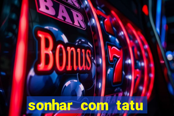 sonhar com tatu jogo do bicho